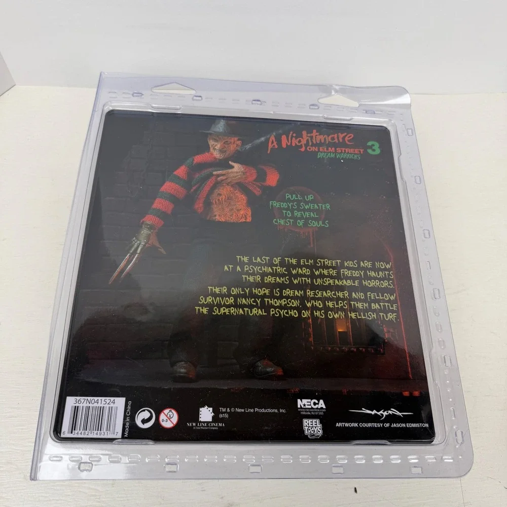 NECA Nightmare on Elm Street 3 Dream Warriors Freddy Krueger 8" Action Figure - Picture 4 of 4